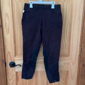 Black Tailored Sportsman side zip pants, Size 26